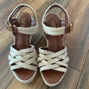 Ralph Lauren woven sandals size 7
